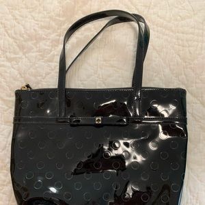 Black patent leather Kate spade purse